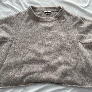 Oversized Cropped Sweater
